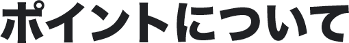 ポイントについて